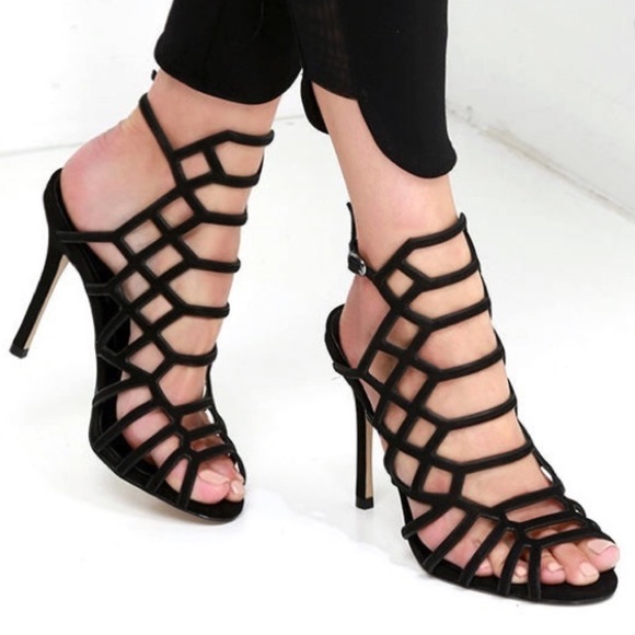 steve madden caged booties